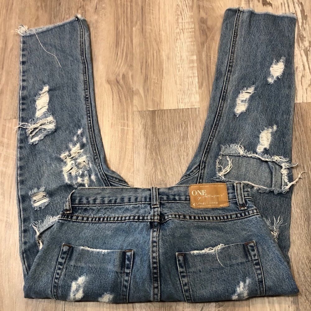 ONE TEASPOON Lonely Boys Distressed Jeans … - Picture 6 of 12